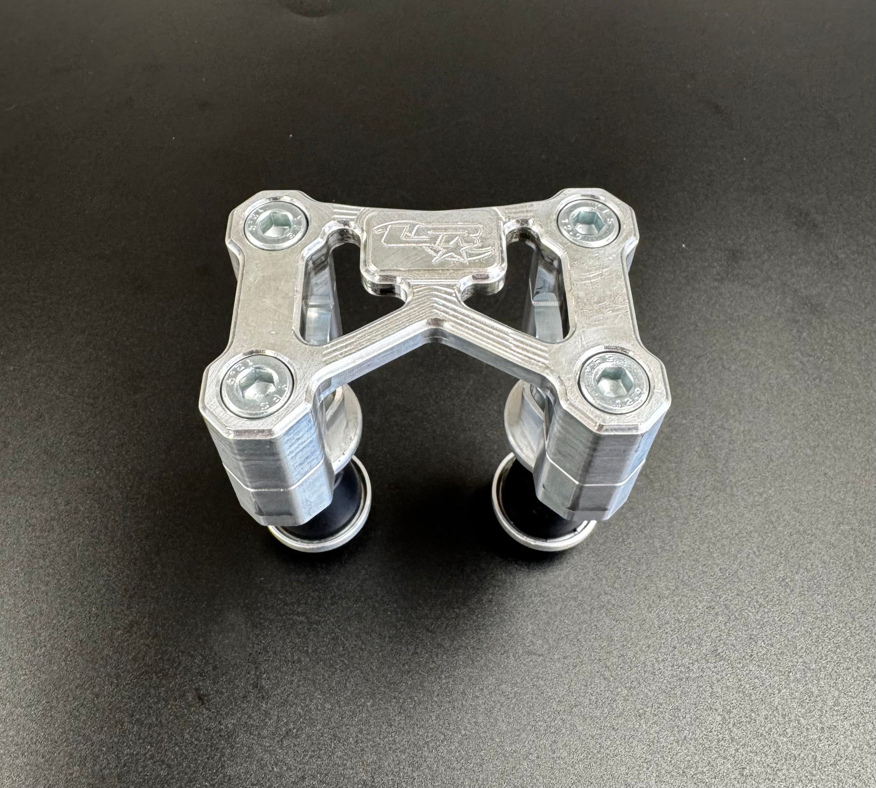 thumbnail image 2 of Lonestar Racing LSR +1 Steering Stem For Kawasaki KFX450R - 1 1/8" Clamp, Gloss Black Powder Coat (2008-2012) 2 of 4