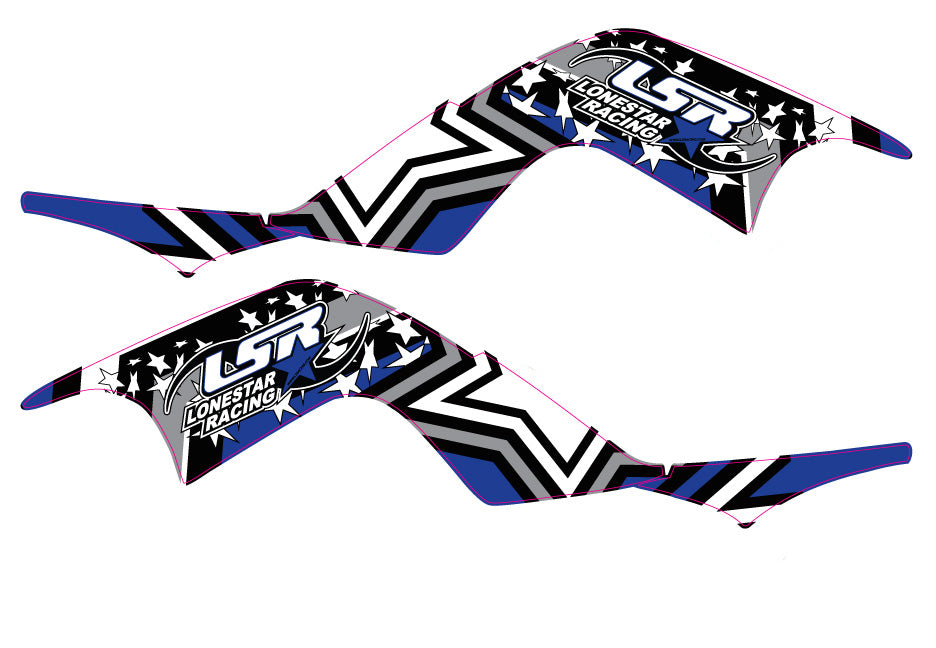 Yamaha Raptor 700 Graphics Kit – Lone Star Racing ATV & UTV